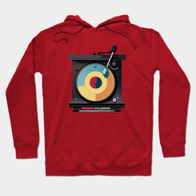 Turntable - Vintage Audio LP Vinyl Record Player design 1 Hoodie by goingplaces